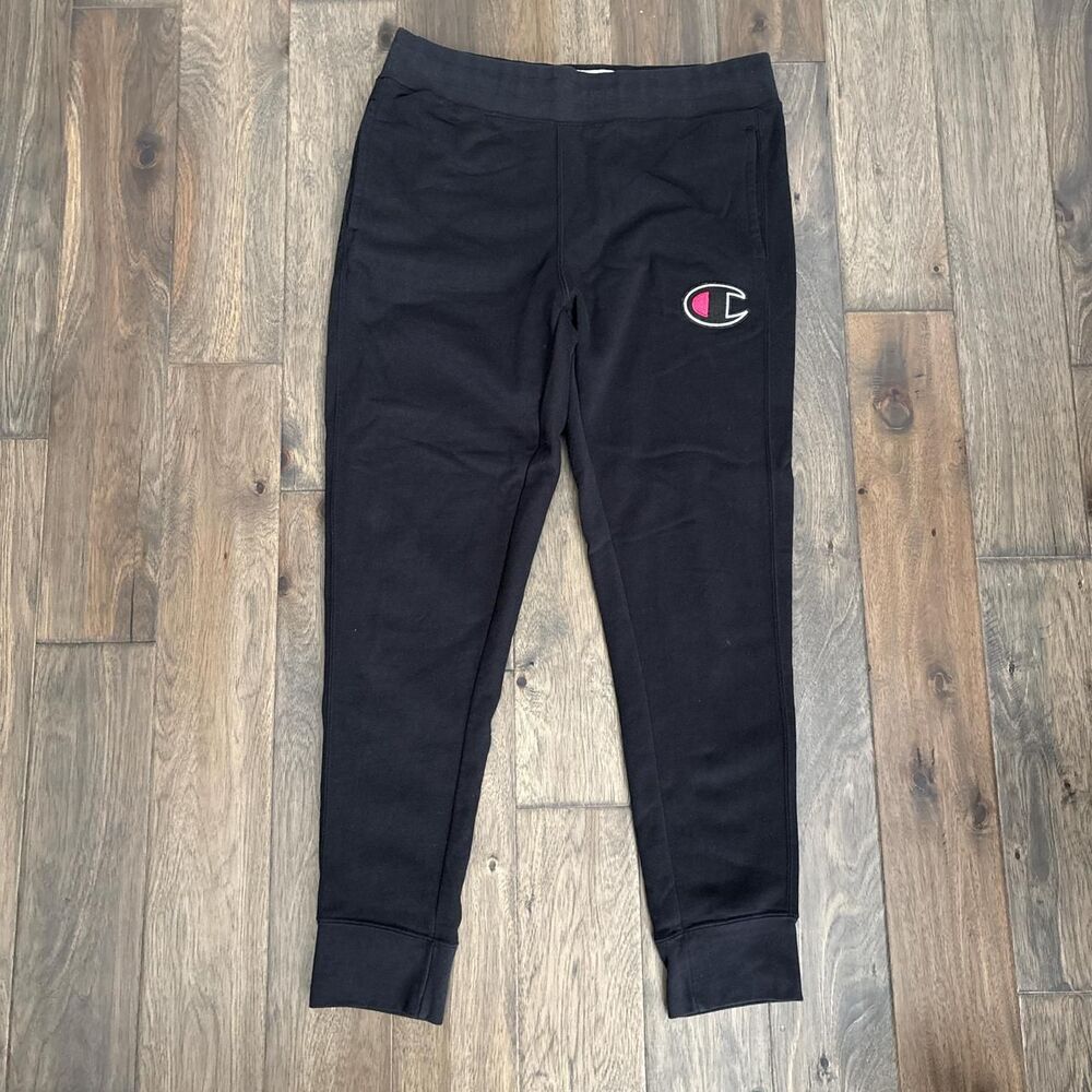 Champion Men's Black Joggers-tracksuits